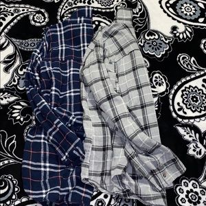 2 HOLLISTER FLANNELS